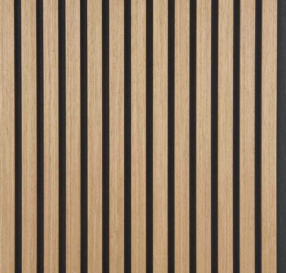Pannello acustico decorativo in vero legno da 3mt o 2.44mt