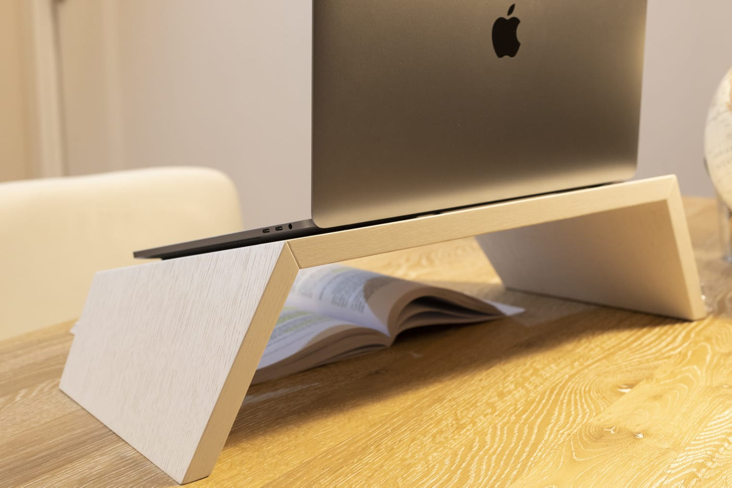 Supporto pc laptop in vero legno e/o laccato