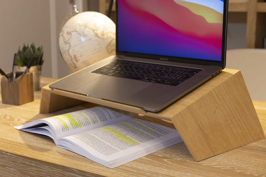 Supporto pc laptop in vero legno e/o laccato