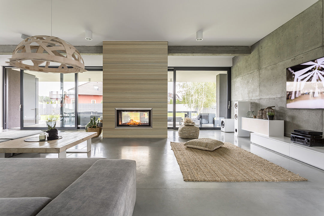 Pannello acustico decorativo in vero legno da 3mt o 2.44mt