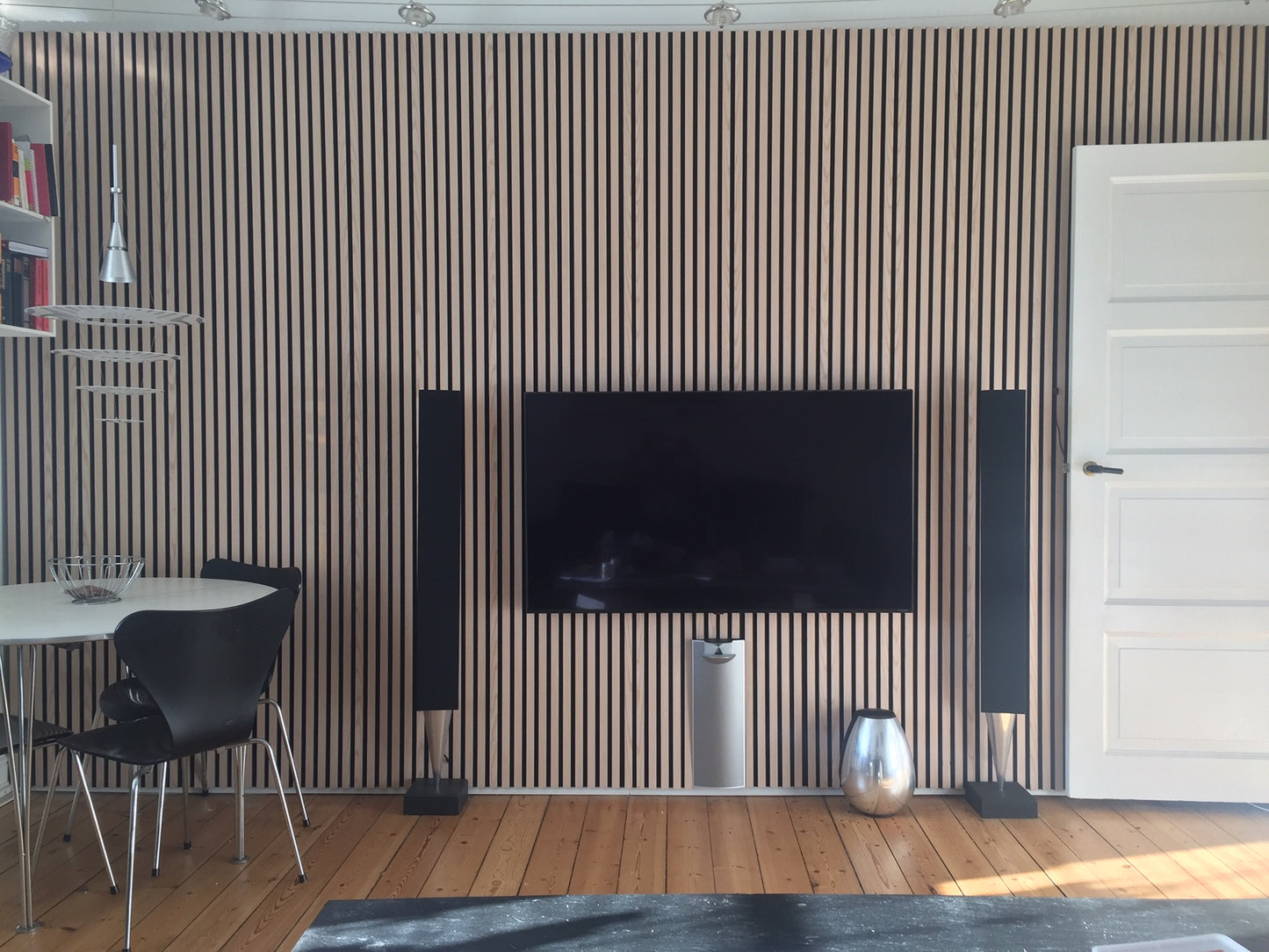 Pannello acustico decorativo in vero legno da 3mt o 2.44mt