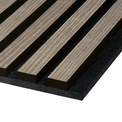 Pannello acustico decorativo in vero legno da 3mt o 2.44mt