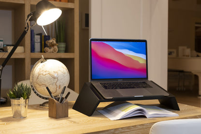 Supporto pc laptop in vero legno e/o laccato