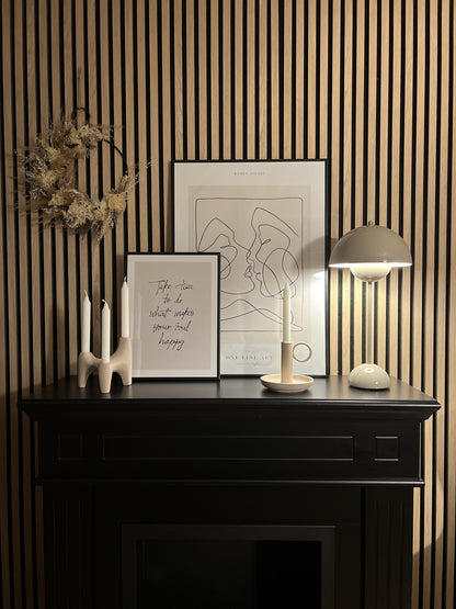 Pannello acustico decorativo in vero legno da 3mt o 2.44mt
